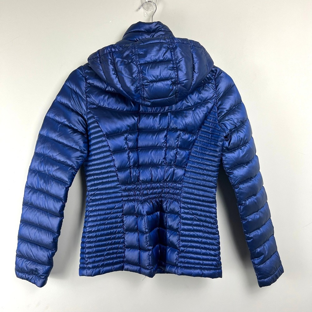Calvin Klein Womens Packable Lightweight Premium Down Puffer Jacket Blue XS - Picture 2 of 8